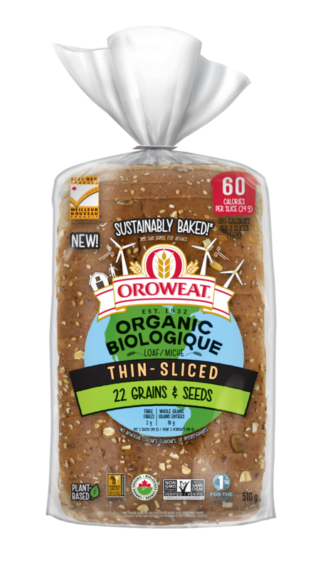 Oroweat Organic Thin Sliced 22 Grains &amp; Seeds Bread
